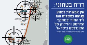 דוח ביטחוני-אין אפשרות למנוע פגיעה באסדות הגז ליד החוף ובמתקני הגז והקונדנסט
