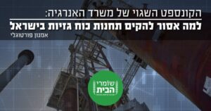 הקונספט השגוי של משרד האנרגיה: למה אסור להקים תחנות כוח גזיות בישראל